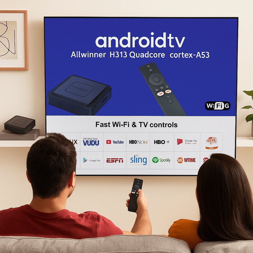 Android TV Box H313 Quadcore — slika 2