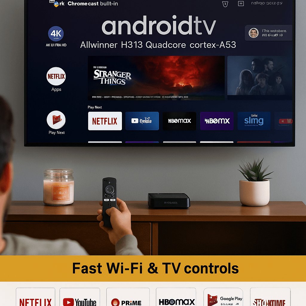 Android TV Box H313 Quadcore — slika 4