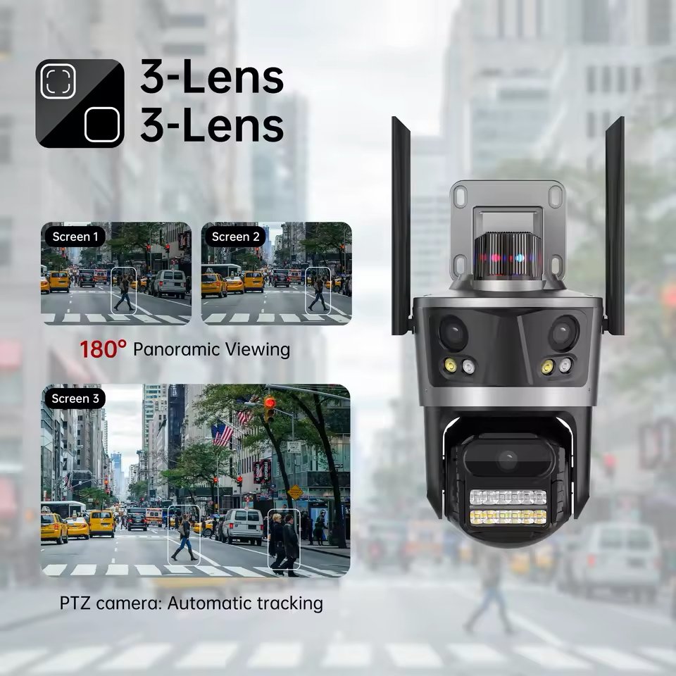 IP WI-FI KAMERA SA TRI OBJEKTIVA – 8MP UHD — slika 4