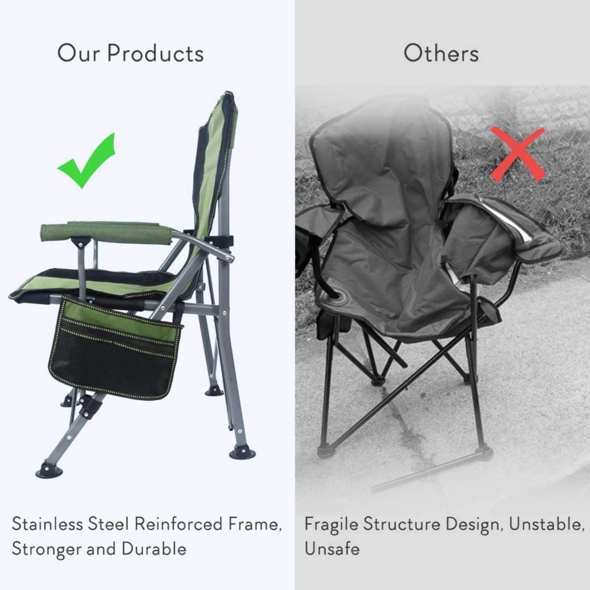 PREKLOPNA KAMPING STOLICA — slika 5