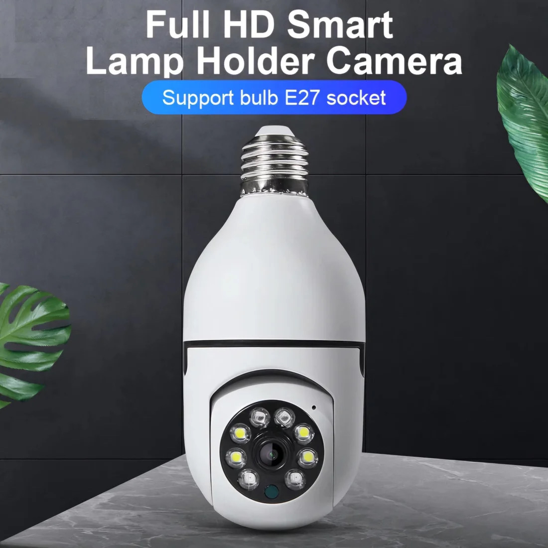 WiFi sigurnosna kamera 1080P HD s noćnim vidom, detekcijom pokreta i daljinskim pristupom putem mobilne aplikacije — slika 4