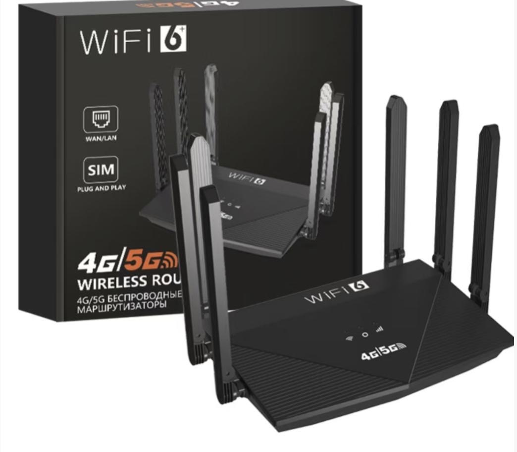 4G/5G LTE WiFi 6 router sa podrškom za SIM karticu — slika 1