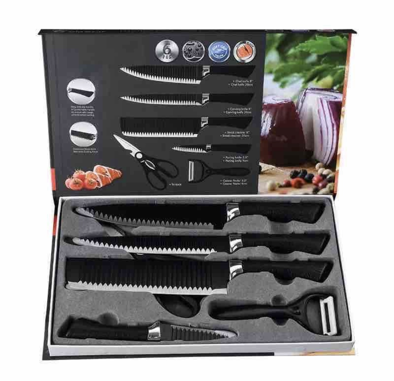 Set kuhinjskih noževa 6u1