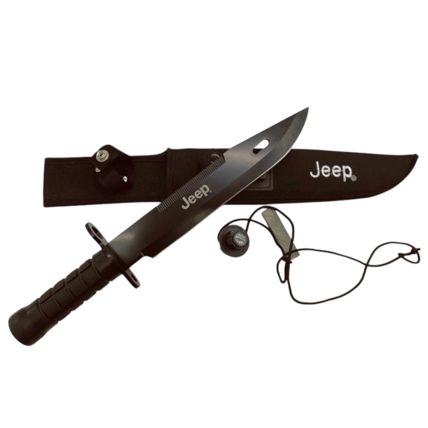 Lovački nož sa kompasom Jeep 38 cm — slika 4