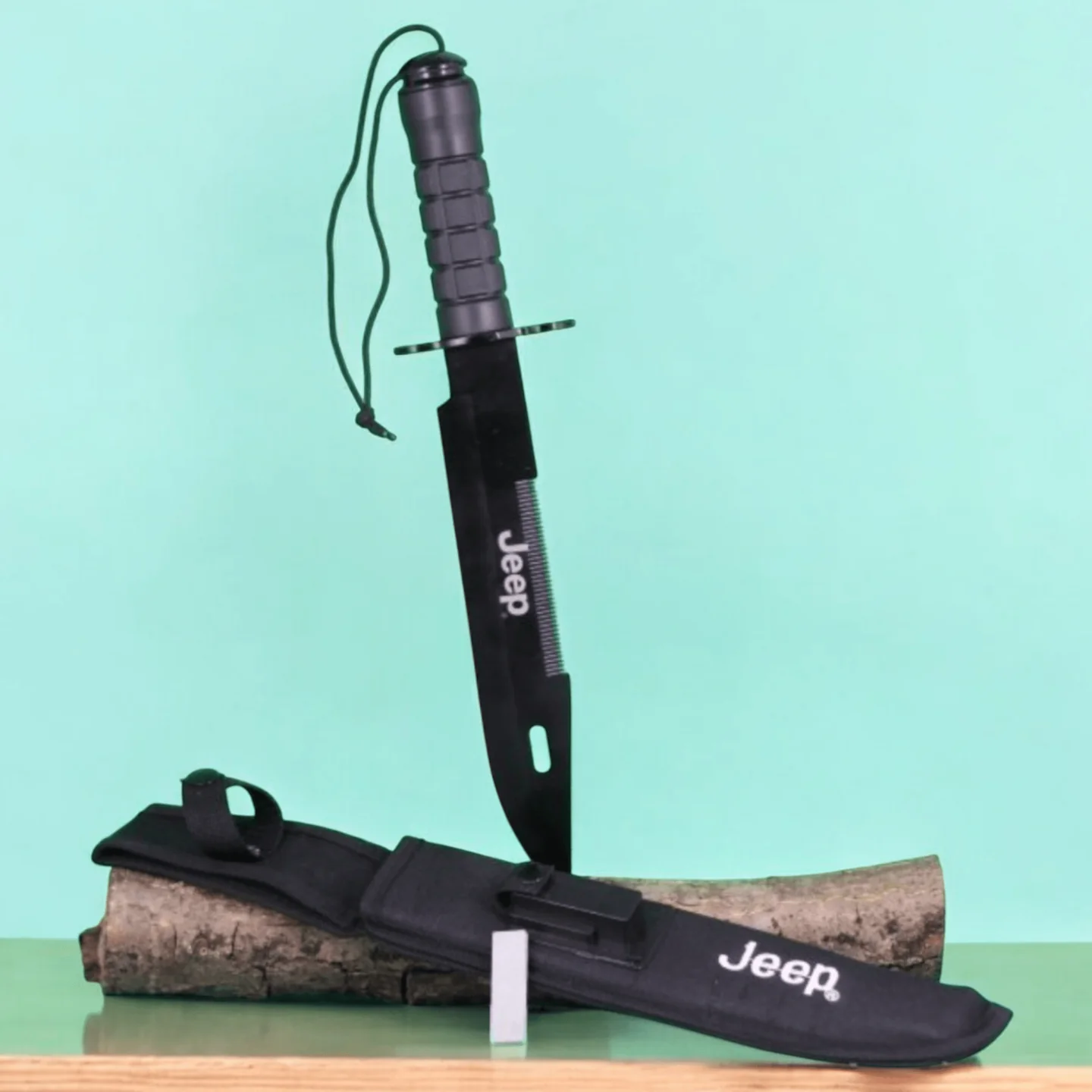Lovački nož sa kompasom Jeep 38 cm