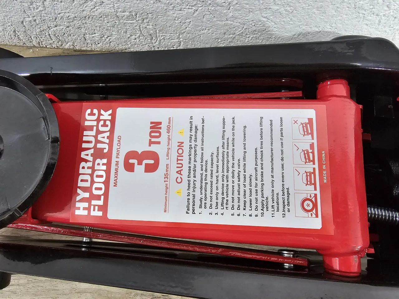 Hidraulična dizalica 3T za automobil — slika 3