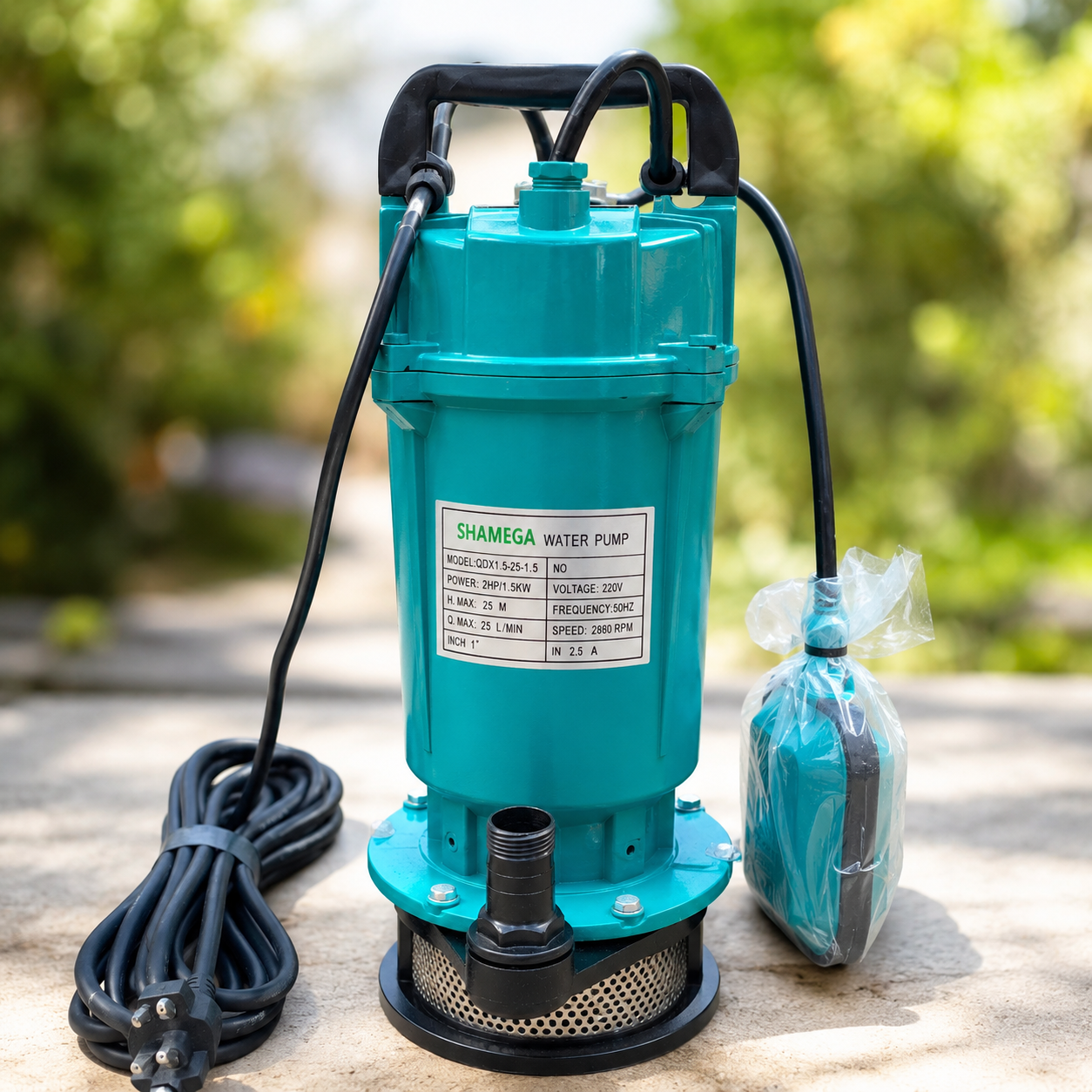 Potopna pumpa 1.5kW muljarica za ispumpavanje vode — slika 1