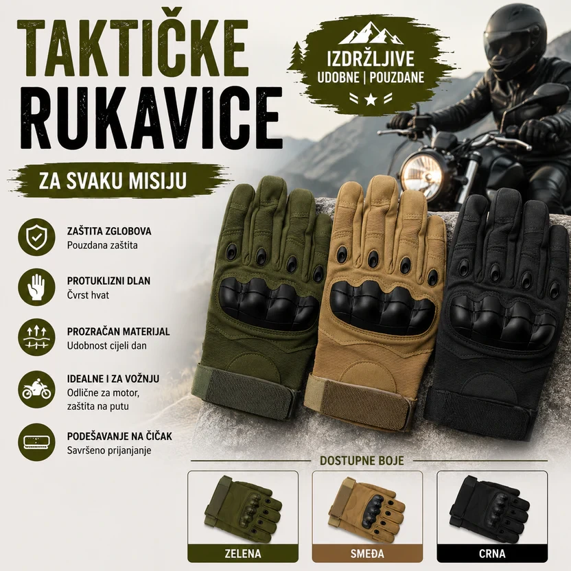 Taktičke rukavice za rad i aktivnosti na otvorenom — slika 3