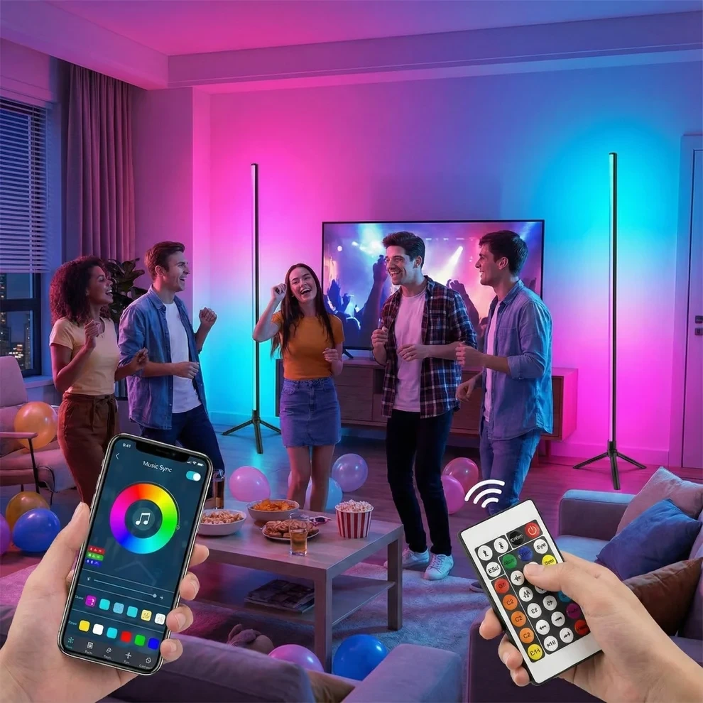 RGB LED podna lampa za dekorativno osvjetljenje prostora