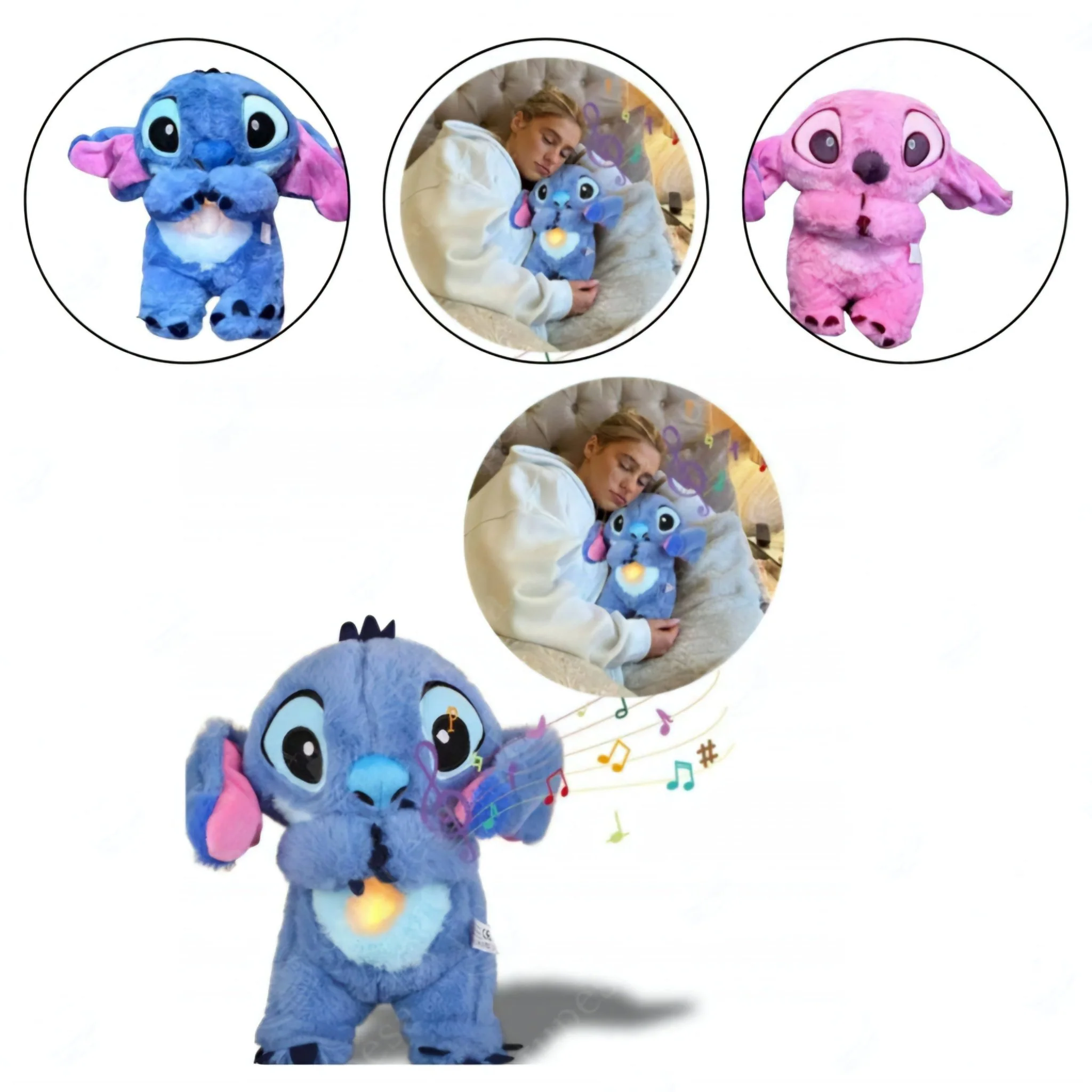 Plišani Stitch koji diše sa mekanim plišanim dizajnom — slika 3
